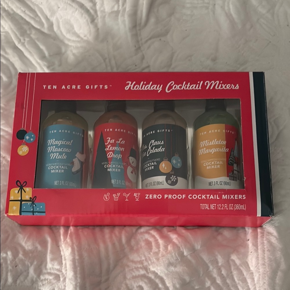 Holiday Cocktail Mixers Gift Set